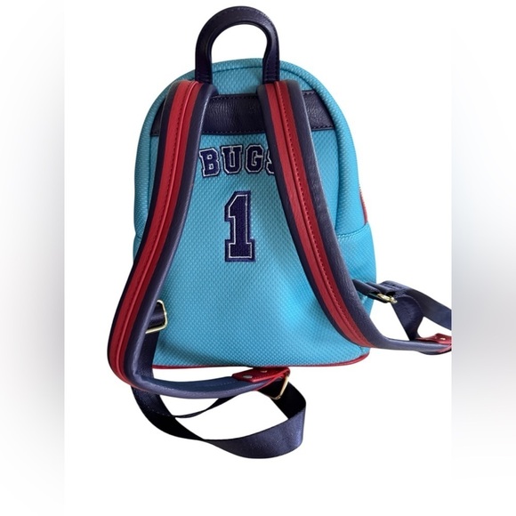 47. Loungefly Space Jam Tune Squad Bugs Womens Double Strap Shoulder Bag